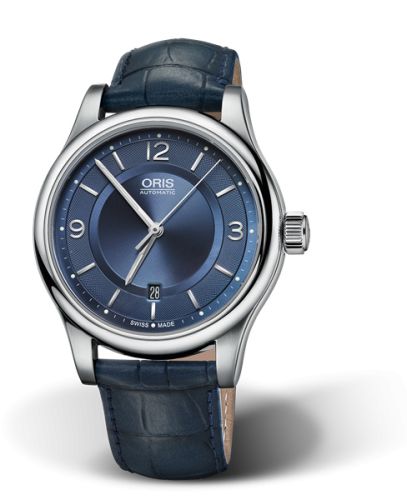 Classic Date 42 Paslanmaz Çelik / Mavi