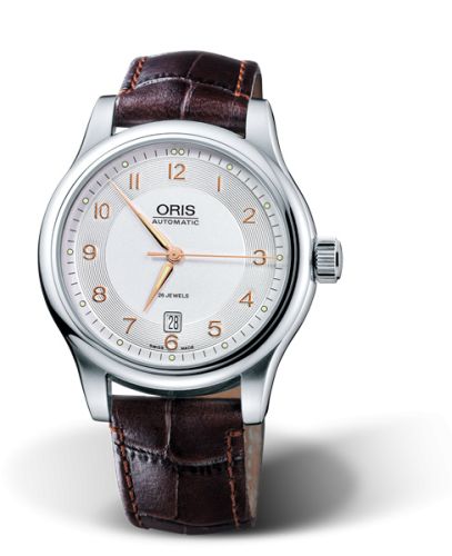 Oris Classic Date 42 Paslanmaz Çelik / Gümüş, referans 01 733 7594 4061-07 5 20 12