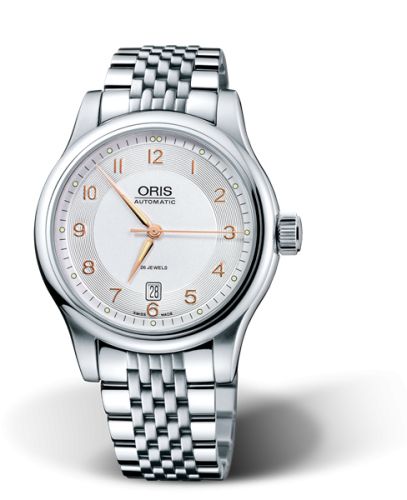 Classic Date 42 Paslanmaz Çelik / Gümüş / Bilezik