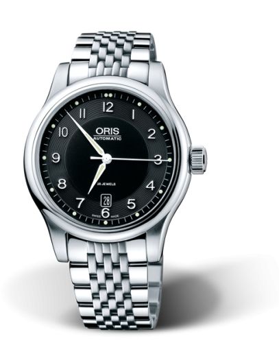 Classic Date 42 Paslanmaz Çelik / Siyah / Bilezik