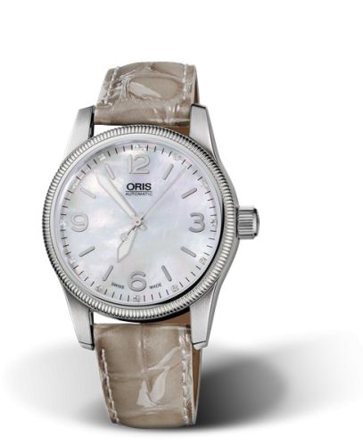 Oris Big Crown Elmass 38 Paslanmaz Çelik / MOP, referans 01 733 7649 4066-07 5 19 61