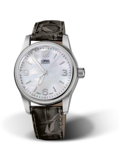 Oris Big Crown Elmass 38 Paslanmaz Çelik / MOP, referans 01 733 7649 4066-07 5 19 64