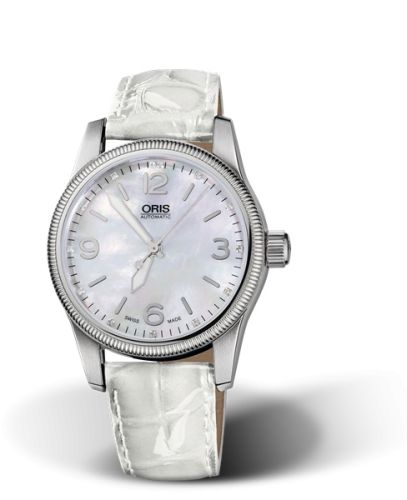 Oris Big Crown Elmass 38 Paslanmaz Çelik / MOP, referans 01 733 7649 4066-07 5 19 67