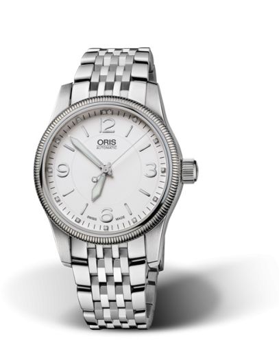 Oris Big Crown Swiss Hunter Team PS Edition Gümüş - Elmas / Bilezik 38mm, referans 01 733 7649 4091-Set MB