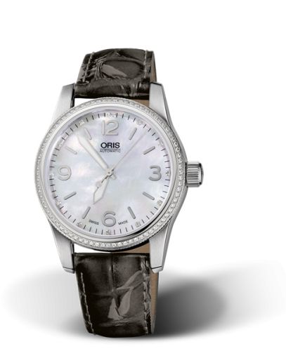 Oris Big Crown Elmass 38 Paslanmaz Çelik - Elmas / MOP, referans 01 733 7649 4966-07 5 19 64