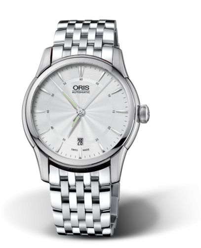 Oris Artelier Date 40 Stainless Steel / Silver / Bracelet, reference 01 733 7670 4051-07 8 21 77