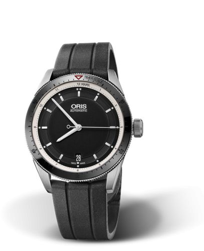Oris Artix GT Date Paslanmaz Çelik - Seramik / Siyah / Kauçuk, referans 01 733 7671 4154-07 4 18 20FC