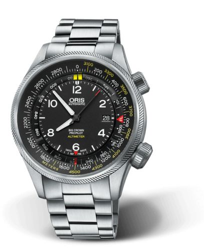 Oris Big Crown ProPilot Altimeter Meter / Bilezik 47mm, referans 01 733 7705 4164-Set 8 23 19