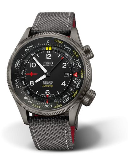 Oris Big Crown ProPilot Altimeter Rega / Feet 47mm, referans 01 733 7705 4234-Set5 23 16GFC