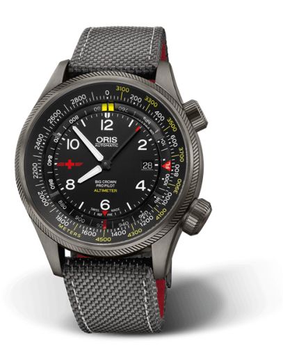 Oris Big Crown ProPilot Altimeter Rega / Meter 47mm, referans 01 733 7705 4264-Set5 23 16GFC