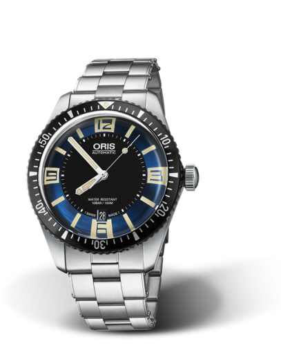 Divers Sixty-Five 40 Paslanmaz Çelik / Mavi / Bilezik