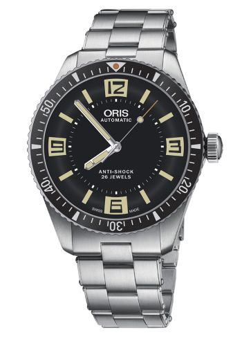 Oris Divers Sixty-Five 40 Paslanmaz Çelik / Siyah / Topper Edition, referans 01 733 7707 4064-07 8 20 18 / TOPPER