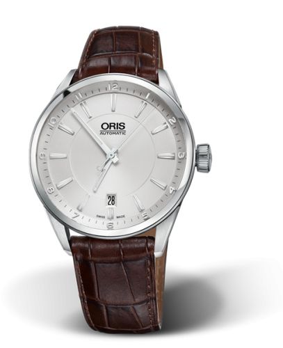 Oris Artix Date 39 Paslanmaz Çelik / Gümüş, referans 01 733 7713 4031-07 5 19 80FC