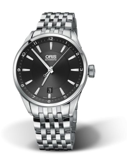 Oris Artix Date 39 Paslanmaz Çelik / Siyah / Bilezik, referans 01 733 7713 4034-07 8 19 80
