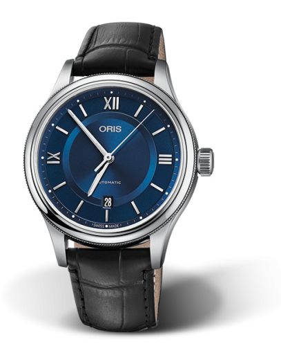 Oris Classic Date 42 Paslanmaz Çelik / Mavi, referans 01 733 7719 4075-07 5 20 35
