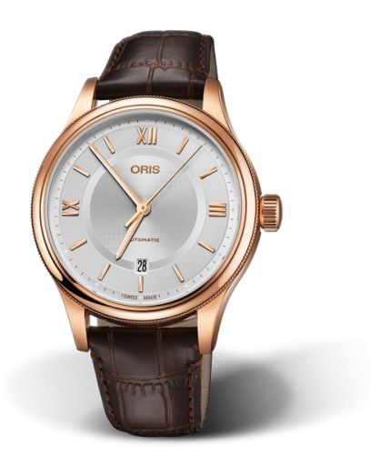 Oris Classic Date 42 Pembe Altın / Gümüş, referans 01 733 7719 4871-07 6 20 32