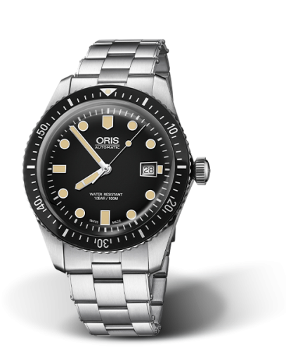 Oris Divers Sixty-Five 42 Paslanmaz Çelik / Siyah / Bilezik, referans 01 733 7720 4054-07 8 21 18