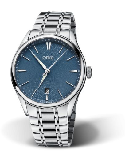 Oris Artelier Date 40 Paslanmaz Çelik / Mavi / Bilezik, referans 01 733 7721 4055-07 8 21 88