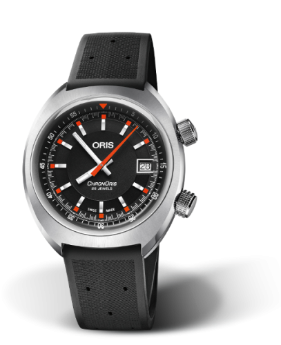 Chronoris Date / Siyah / Kauçuk