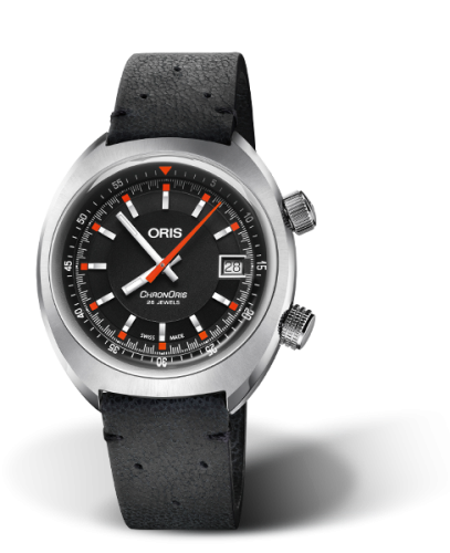 Chronoris Date / Siyah / Siyah Leather