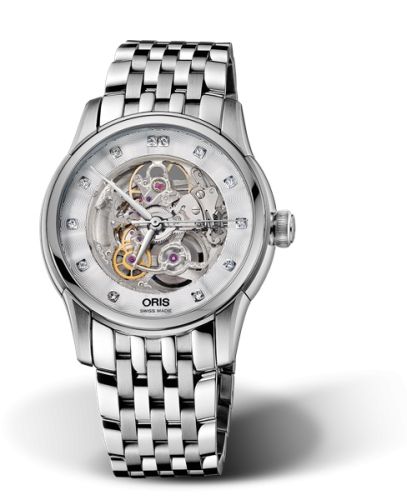 Oris Artelier İskelet 40.5 Elmass Paslanmaz Çelik / Bilezik, referans 01 734 7670 4019-07 8 21 77