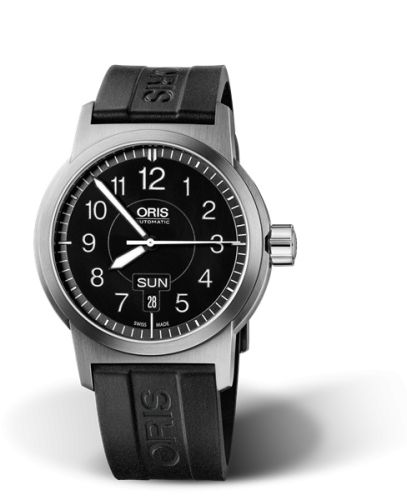 BC3 Sportsman Day Date Paslanmaz Çelik / Siyah / Kauçuk 42 mm
