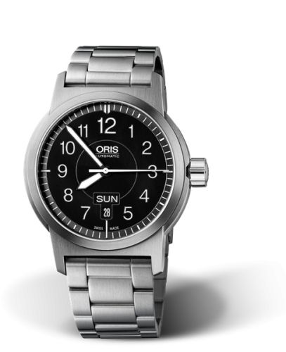 BC3 Sportsman Day Date Paslanmaz Çelik / Siyah / Bilezik 42 mm
