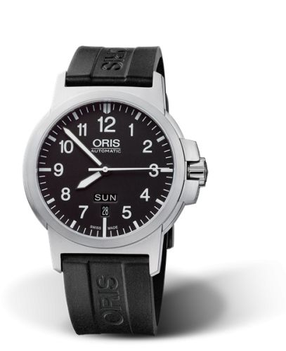 BC3 Advanced Day Date Paslanmaz Çelik / Siyah / Kauçuk 42 mm