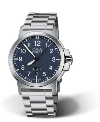 BC3 Advanced Day Date Paslanmaz Çelik / Mavi / Fabric 42 mm