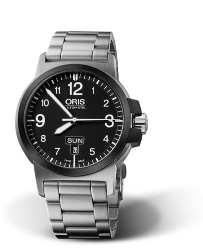 BC3 Advanced Day Date Paslanmaz Çelik - DLC / Siyah / Bilezik 42 mm