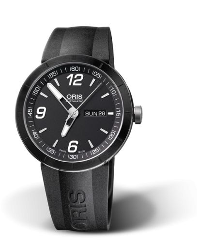 TT1 Day Date Paslanmaz Çelik - Seramik / Siyah / Kauçuk 43 mm