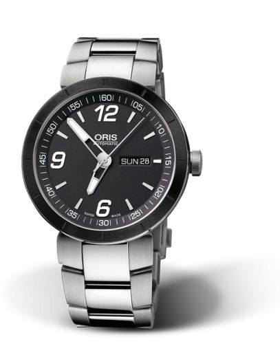 TT1 Day Date Paslanmaz Çelik - Seramik / Siyah / Bilezik 43 mm