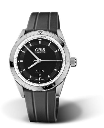 Artix GT Day Date Paslanmaz Çelik / Siyah / Kauçuk 42 mm
