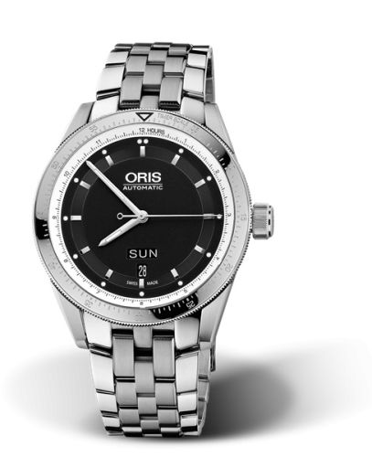 Oris Artix GT Day Date Paslanmaz Çelik / Siyah / Bilezik 42mm, referans 01 735 7662 4174-07 8 21 85
