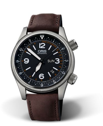 Oris Big Crown Royal Flying Doctor Service Paslanmaz Çelik / Siyah 44mm, referans 01 735 7672 4084-Set LS