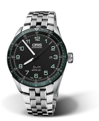 Oris Artix GT Calobra  Day Date Limited Edition II / Bilezik 44mm, referans 01 735 7706 4494-Set MB