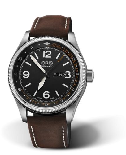 Oris Big Crown Royal Flying Doctor Service II Paslanmaz Çelik / Siyah 45mm, referans 01 735 7728 4084-Set LS