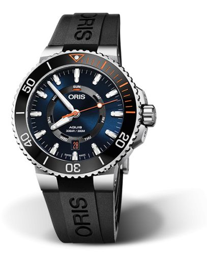 Oris Aquis Staghorn Restoration Limited Edition / Kauçuk, referans 01 735 7734 4185-Set RS