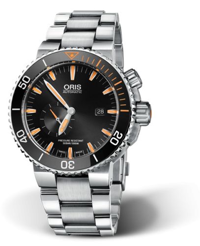Oris Aquis Carlos Coste Limited Edition IV / Bilezik 46mm, referans 01 743 7709 7184-Set MB