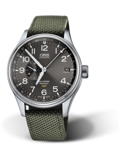 Big Crown ProPilot GMT Paslanmaz Çelik / Gri 45 mm