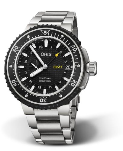 Oris ProDiver GMT Titanyum / Siyah / Bilezik 49mm, referans 01 748 7748 7154-07 8 26 74PEB