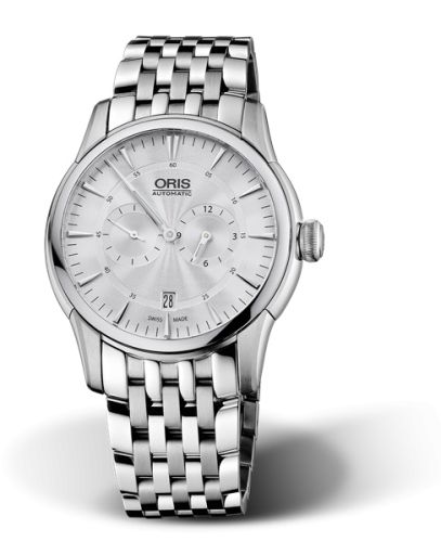 Oris Artelier Regulateur Paslanmaz Çelik / Gümüş / Bilezik 40.5mm, referans 01 749 7667 4051-07 8 21 77