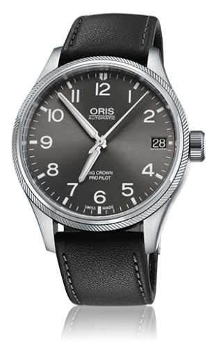 Oris Big Crown ProPilot Big Date Paslanmaz Çelik / Gri 41mm, referans 01 751 7697 4063-07 5 20 19FC