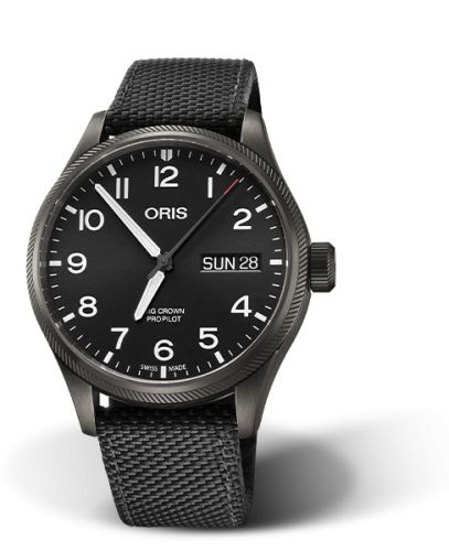 Oris Big Crown ProPilot Big Day Date PVD / Siyah 45mm, referans 01 752 7698 4264-07 5 22 15GFC
