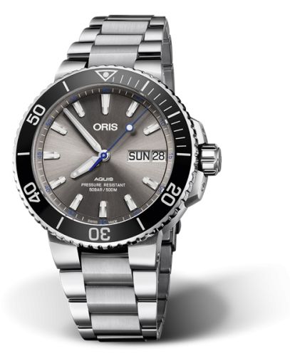 Oris Aquis Big Day Date 45.5 Hammerhead / Bilezik, referans 01 752 7733 4183-Set MB