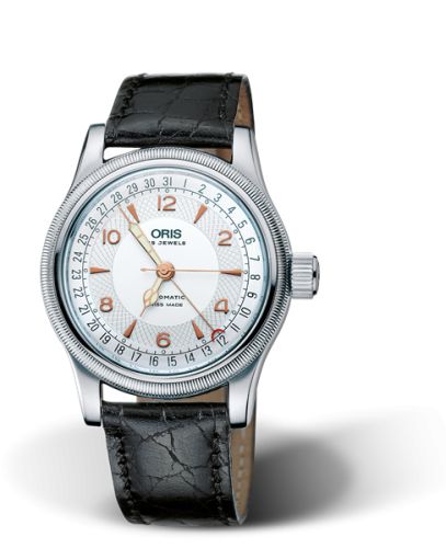 Oris Big Crown Original Pointer Date 40 Paslanmaz Çelik / Gümüş, referans 01 754 7543 4061-07 5 20 53