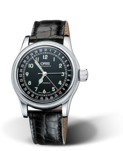 Oris Big Crown Original Pointer Date 40 Paslanmaz Çelik / Siyah, referans 01 754 7543 4064-07 5 20 53