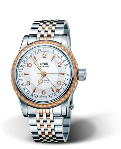 Oris Big Crown Pointer Date 40 Paslanmaz Çelik - Pembe Altın / Gümüş / Bilezik, referans 01 754 7543 4361-07 8 20 63