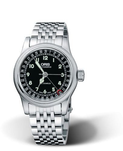 Oris Big Crown Pointer Date 36 Paslanmaz Çelik / Siyah / Bilezik, referans 01 754 7551 4064-07 8 18 61