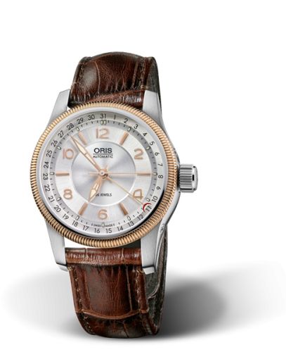 Oris Big Crown Pointer Date 40 Paslanmaz Çelik - Pembe Altın / Gümüş, referans 01 754 7628 4361-07 5 20 77FC